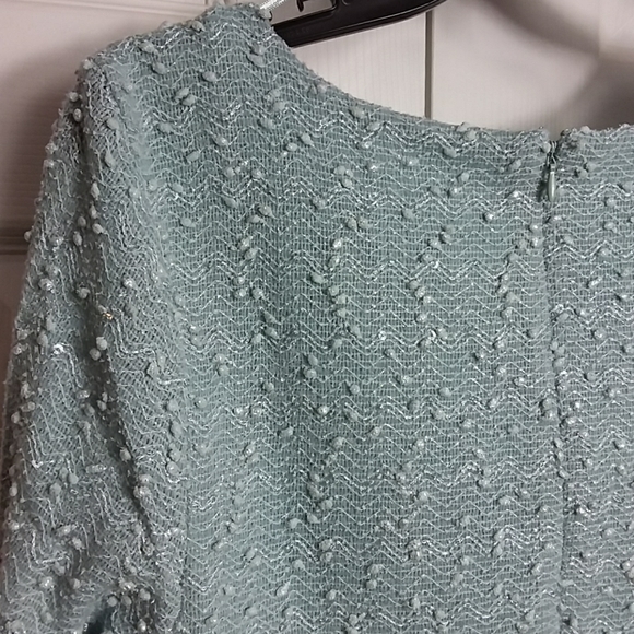 Jennifer Lopez Asymmetrical Textured Sequins Dress - Picture 4 of 6